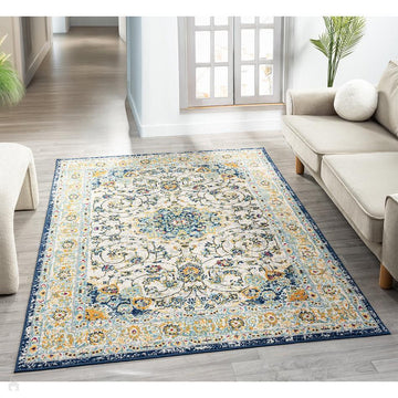 San Marino Medallion SMR31 Multi Rug-Desire Rugs-Rug Love - The Most Loved Rug Store